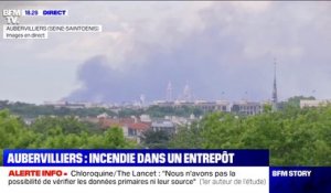 Incendie à Aubervilliers: une cinquantaine de pompiers déployés pour éteindre les flammes