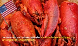 Trump menace l'UE et la Chine de nouveaux tarifs pour défendre le homard