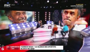 Les tendances GG : "Le silence des sportifs blancs me gêne", Yannick Noah - 08/06