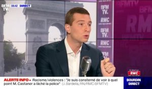 Selon Jordan Bardella, "Emmanuel Macron et Christophe Castaner sont les esclaves de tous les communautarismes"