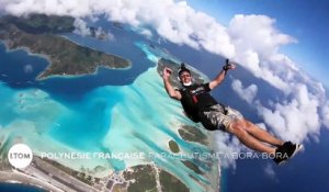 Polynésie Française : Parachutisme à Bora-Bora