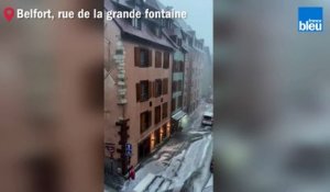VIDÉO - Les images de l'orage de grêle sur la Vieille Ville de Belfort
