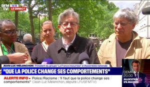 Jean-Luc Mélenchon souhaite "une police aussi désarmée que possible pour qu'elle inspire le respect"