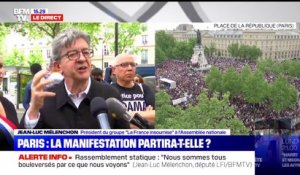 Manifestation statique: pour Jean-Luc Mélenchon, "c'est une façon d'entretenir un climat qui est très malsain"