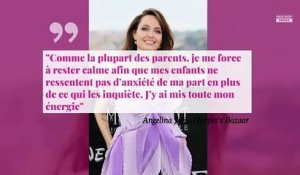 Angelina Jolie se confie sur son confinement avec ses enfants
