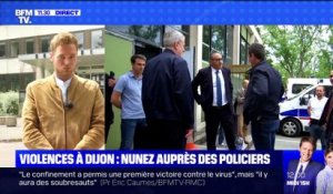 Violences à Dijon : Nunez auprès des policiers (2) - 16/06