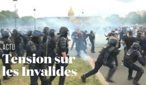 Soignants : des échauffourées surviennent en marge de la manifestation à Paris