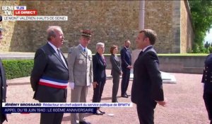 Emmanuel Macron est arrivé au Mont Valérien pour le 80e anniversaire de l'appel du 18 juin
