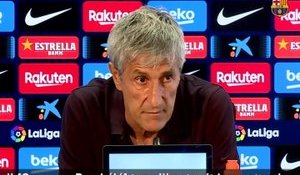 Barça - Setién : "Dembélé est sur la bonne voie"