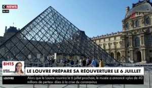 Le Louvre prépare sa réouverture le 6 juillet