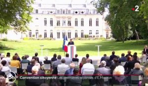 Climat : les premières réponses d'Emmanuel Macron aux participants à la convention citoyenne