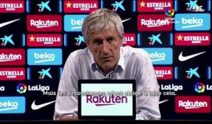 Barça : Setién ne va pas s’excuser auprès de Griezmann