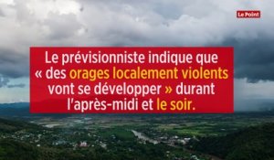 Météo-France place 9 départements en vigilance orange « orages »