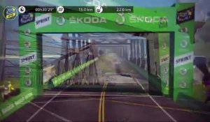 Tour de France virtuel - Le résumé de la 1ère étape du Tour de France virtuel