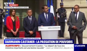 Passation à l'Intérieur: Christophe Castaner quitte ce ministère "fier"