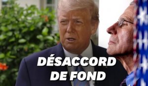 Covid-19: Trump "pas d'accord" avec l'analyse du Dr. Fauci