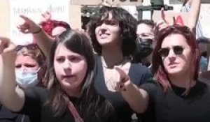Gouvernement Castex: Les féministes multiplient les actions contre la nomination de Darmanin