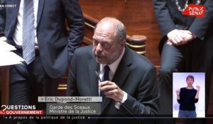 Eric Dupond-Moretti: " j'envisage de recevoir tous les présidents de groupes" (parlementaires)