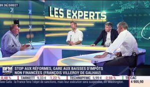 Les Experts: Stop aux réformes, gare aux baisses d'impôts non financées (François Villeroy de Galhau) - 10/07