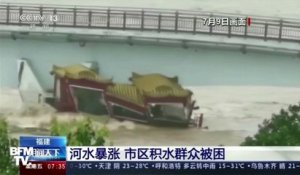 D'importantes inondations ravagent le sud de la Chine