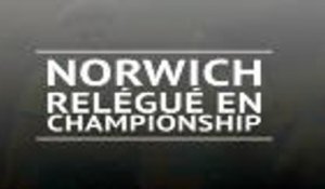 Premier League - Norwich est relégué
