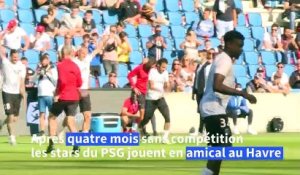 Rentrée tonitruante du PSG devant 5.000 spectateurs au Havre