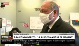 Le ministre de la Justice Eric Dupond-Moretti en visite dans un centre éducatif fermé