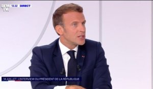 Emmanuel Macron sur le départ d'Édouard Philippe : "On ne peut pas dire qu'on emploie un nouveau chemin et faire avec la même équipe"