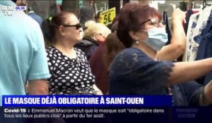 Masque obligatoire: c'est déjà le cas à Saint-Ouen en Seine-Saint-Denis
