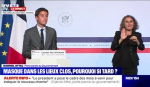 Port du masque obligatoire: Gabriel Attal précise que "si ça peut être avant le 1er août, ça sera avant"