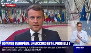 Plan de relance européen: Emmanuel Macron évoque des avancées, "il faut maintenant entrer dans le détail"