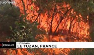 France : la chaleur favorise des feux de forêt