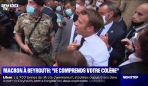 Emmanuel Macron acclamé par le peuple libanais: "Je comprends votre colère"