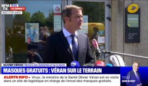 Olivier Véran "recommande le port du masque" à l'extérieur