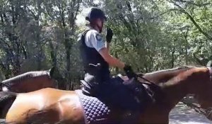 La garde républicaine à cheval en Sud Ardèche