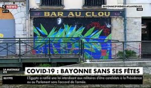 Coronavirus -  Reportage à Bayonne où l'annulation des fêtes provoquent une situation sans précédent et une grosse amertume chez les commerçants et les riverains