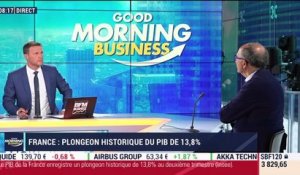Christian de Boissieu (Cercle des Economistes) : Plongeon historique de 13,8% du PIB français - 31/07