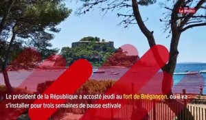 Emmanuel Macron a posé ses valises au fort de Brégançon