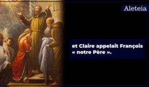 La belle amitié qui unissait sainte Claire et saint François d'Assise