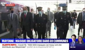 Jean Castex est arrivé à Lille, où il évoquera le port du masque obligatoire dans les rues de la ville