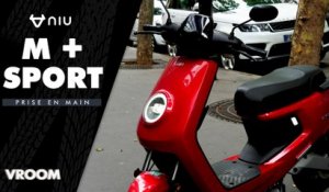 Test du Niu M+ Sport : un scooter électrique maniable mais un peu cher ?
