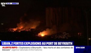 Explosions à Beyrouth: "Des morts et des centaines de blessés", selon l'agence nationale d'informations