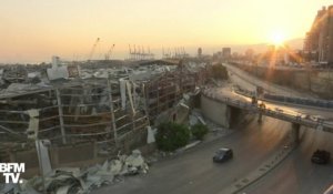 Les images du port de Beyrouth au lendemain des deux importantes explosions
