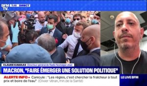 Macron, "faire émerger une solution politique" - 07/08