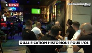 Ligue des champions : les supporters lyonnais ont fêté la qualification historique de l'OL