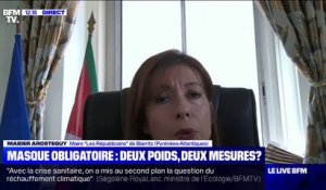 La maire de Biarritz estime qu'"il est inévitable que dans les prochaines semaines le port du masque soit obligatoire"