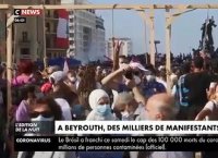 Liban - Regardez en 90 secondes le résumé des incidents hier à Beyrouth et les images les plus fortes de la manifestation en pleine ville