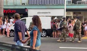 EXCLU - Les militaires appelés à  Juan-les-Pins lors de l'arrivée de stars de télé-réalité dont Maeva Ghennam