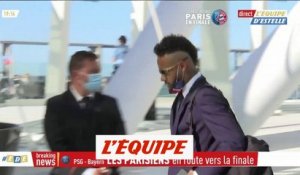 19h14, Neymar ovationné pour sa sortie de l'hôtel - Foot - C1 - PSG