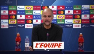 Guardiola : «Félicitations à l'OL pour cette demi-finale» - Foot - C1 - Man. City